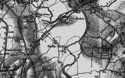 Old map of Water Eaton in 1895