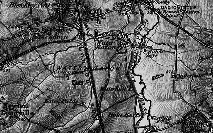 Old map of Blue Lagoon Park in 1896