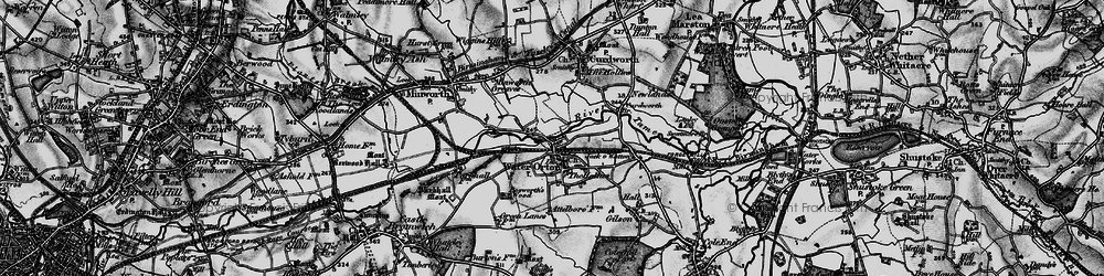 Old map of Water Orton in 1899