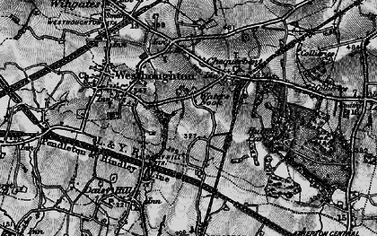 Old map of Water's Nook in 1896