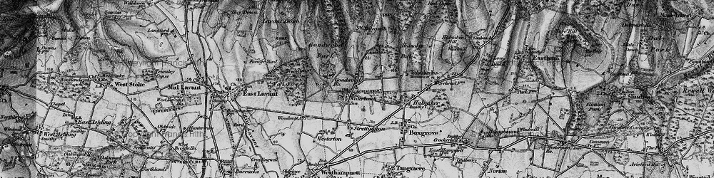 Old map of Goodwood Park in 1895
