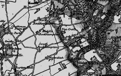 Old map of Waterditch in 1895