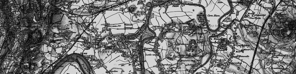 Old map of Waterend in 1896