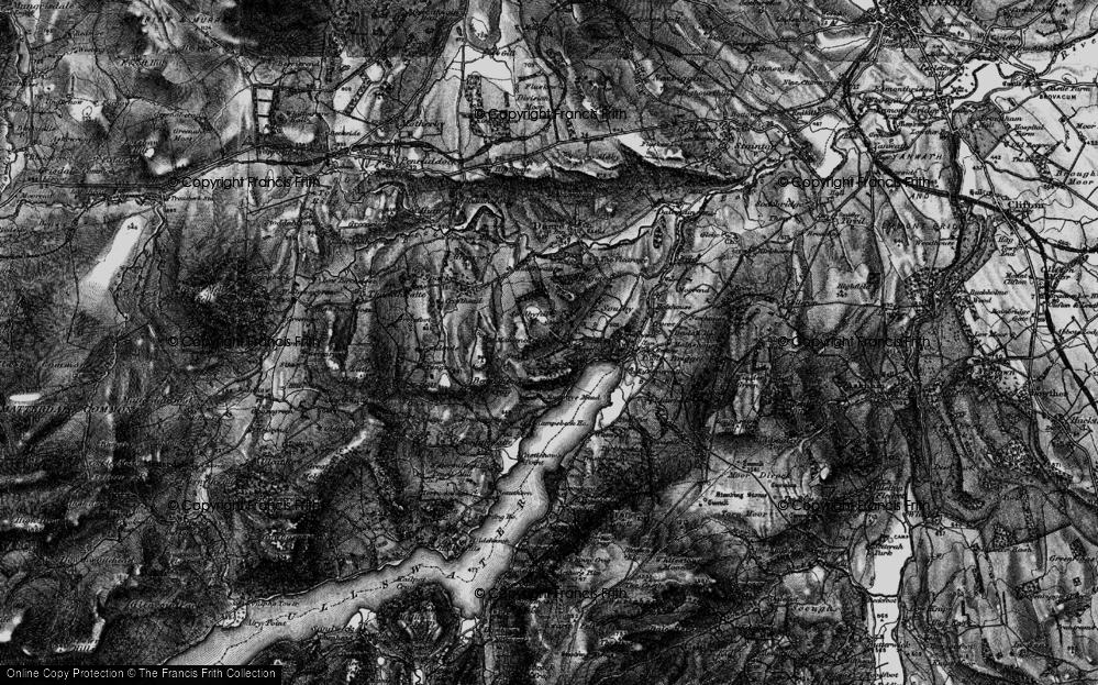 Old Map of Waterfoot, 1897 in 1897