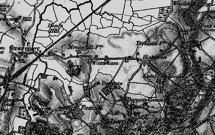 Old map of Waterham in 1895