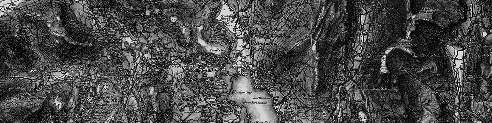 Old map of Low Wray in 1897