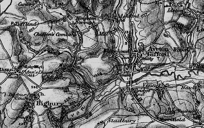 Old map of Ashford in 1897