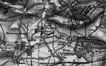Old map of Waterlip in 1898