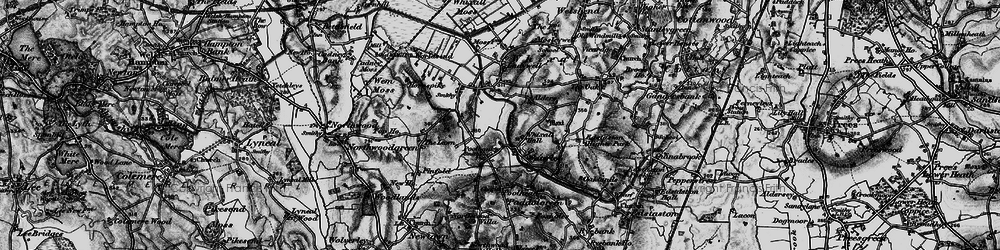 Old map of Waterloo in 1897