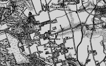 Old map of Waterloo in 1898