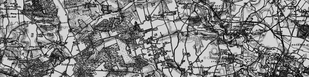 Old map of Waterloo in 1898