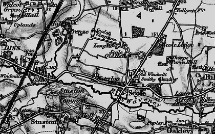 Old map of Waterloo in 1898