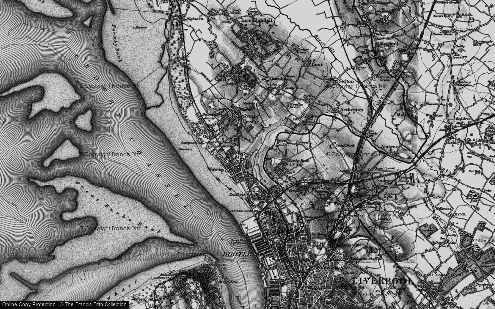 Old Map of Waterloo Park, 1896 in 1896
