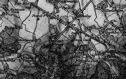 Old map of Watermead in 1896