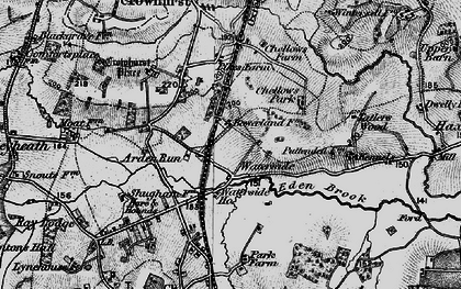 Old map of Arden Green in 1895