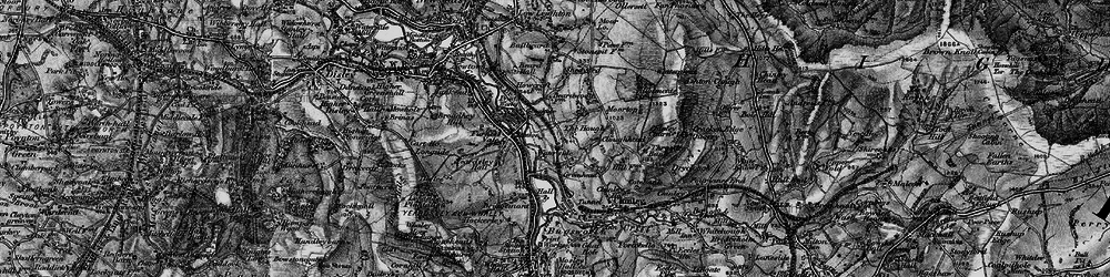Old map of Waterside in 1896