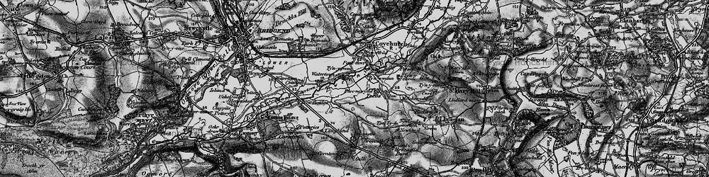 Old map of Brocastle in 1897