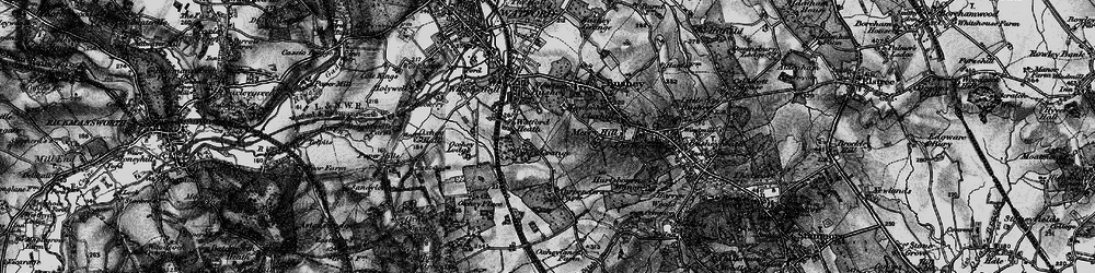 Old map of Watford Heath in 1896