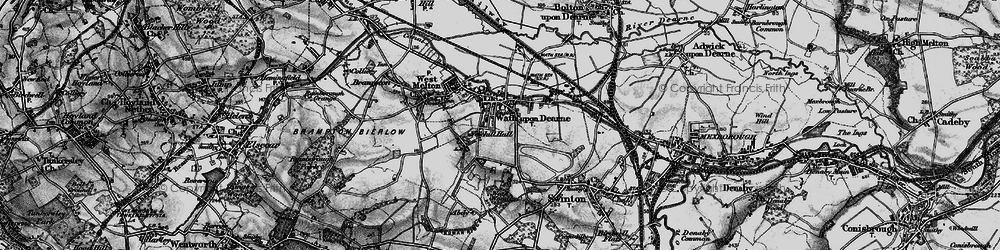 Old map of Wath Upon Dearne in 1896