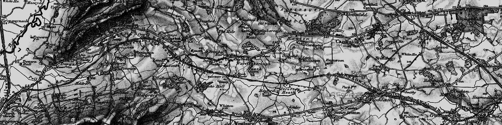 Old map of Wattlesborough Heath in 1899