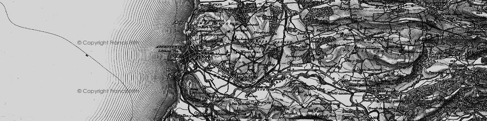 Old map of Waun Fawr in 1899