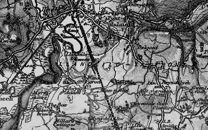 Old map of Waungron in 1897