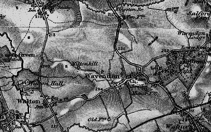 Old map of Wavendon in 1896