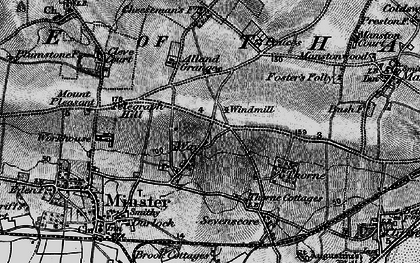 Old map of Way in 1895