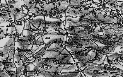 Old map of Westway in 1898