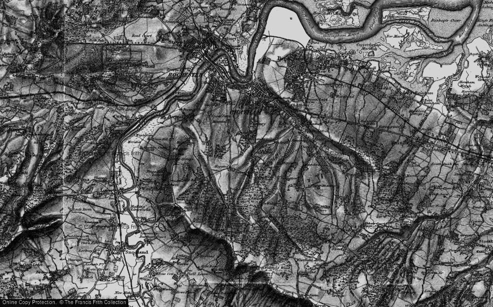 Old Map of Wayfield, 1895 in 1895