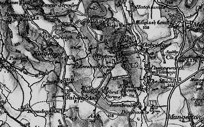Old map of Waytown in 1898
