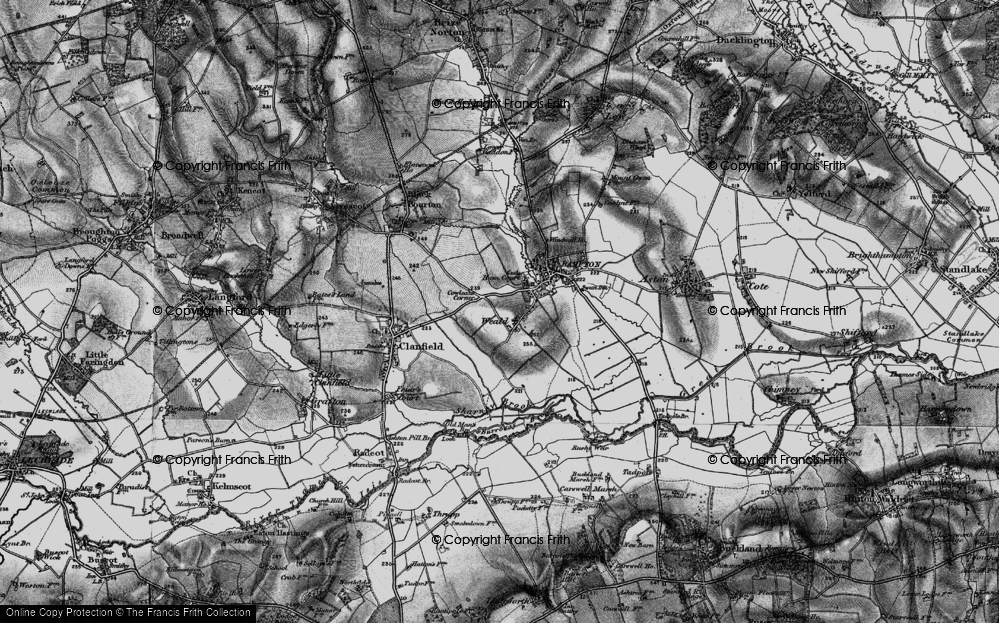 Old Map of Weald, 1895 in 1895