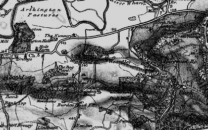 Old map of Weardley in 1898