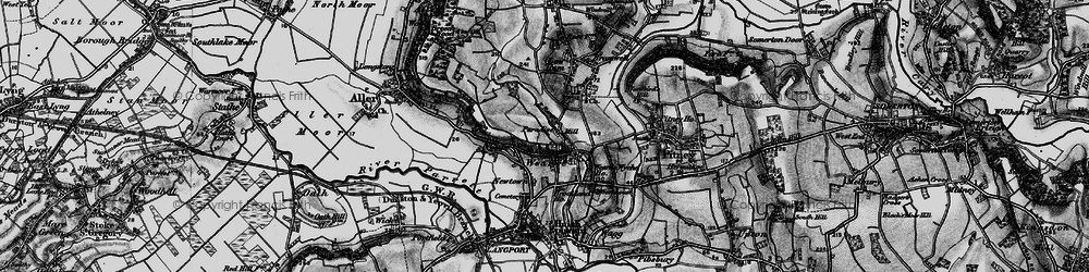 Old map of Wearne in 1898
