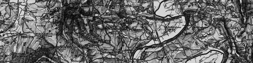 Old map of Weaven, The in 1896