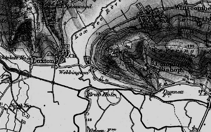 Old map of Webbington in 1898