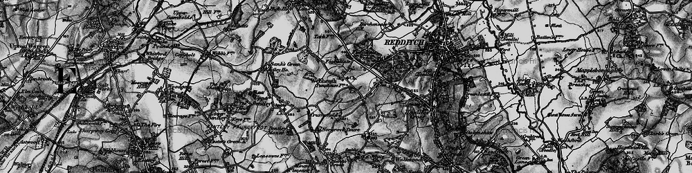 Old map of Webheath in 1898