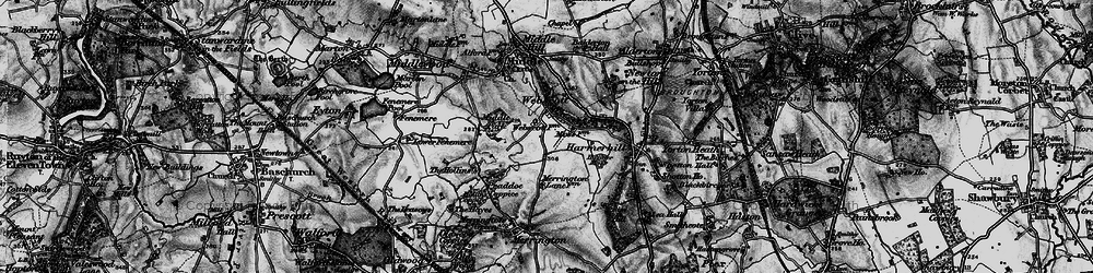 Old map of Webscott in 1899