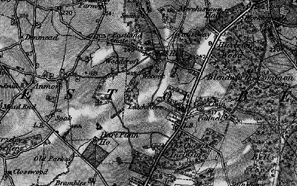 Old map of Wecock in 1895