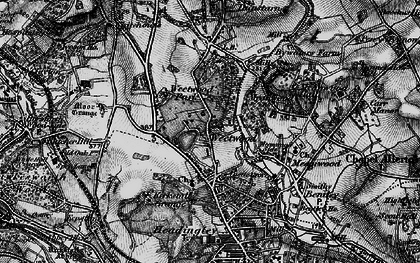 Old map of Weetwood in 1898