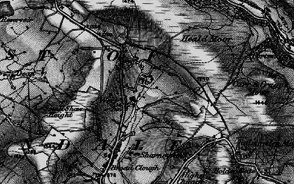 Old map of Weir in 1896