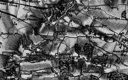 Old map of Weir in 1896