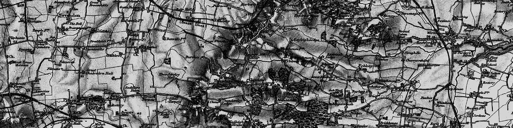 Old map of Weir in 1896