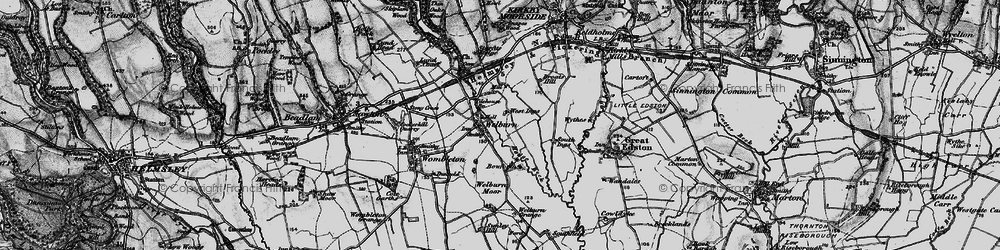 Old map of Tilehouse Br in 1898