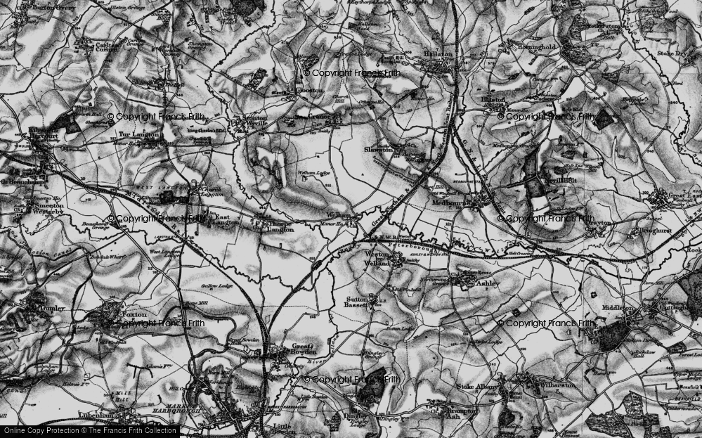 Old Map of Welham, 1898 in 1898