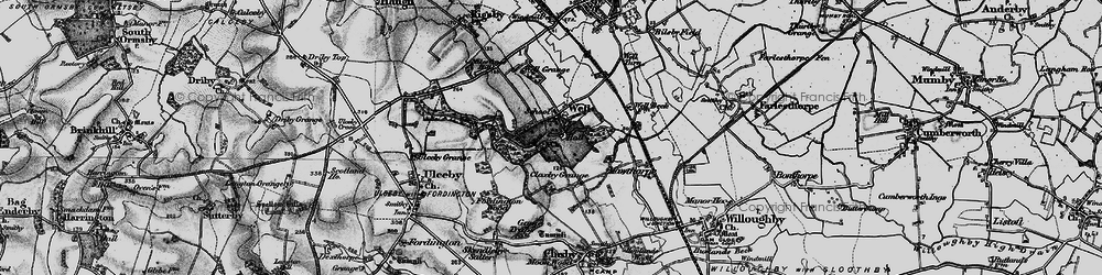 Old map of Well in 1899