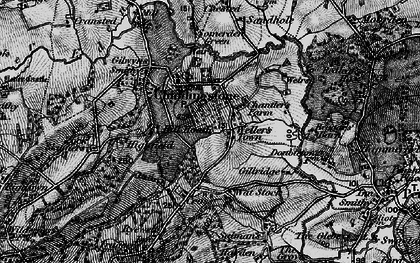 Old map of Weller's Town in 1895