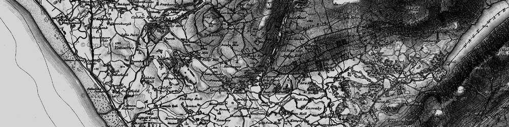 Old map of Blengdale Forest in 1897