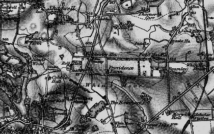 Old map of Wellington Hill in 1898