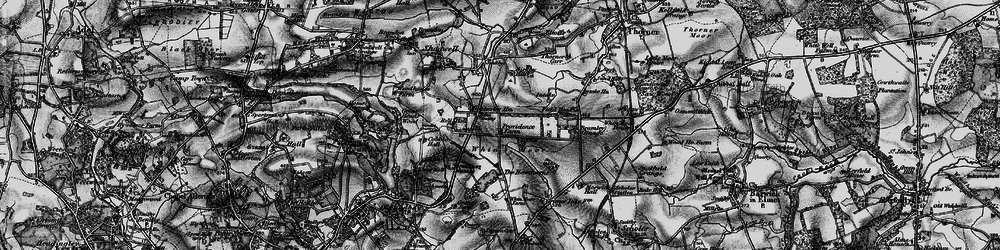 Old map of Birkby Hill in 1898